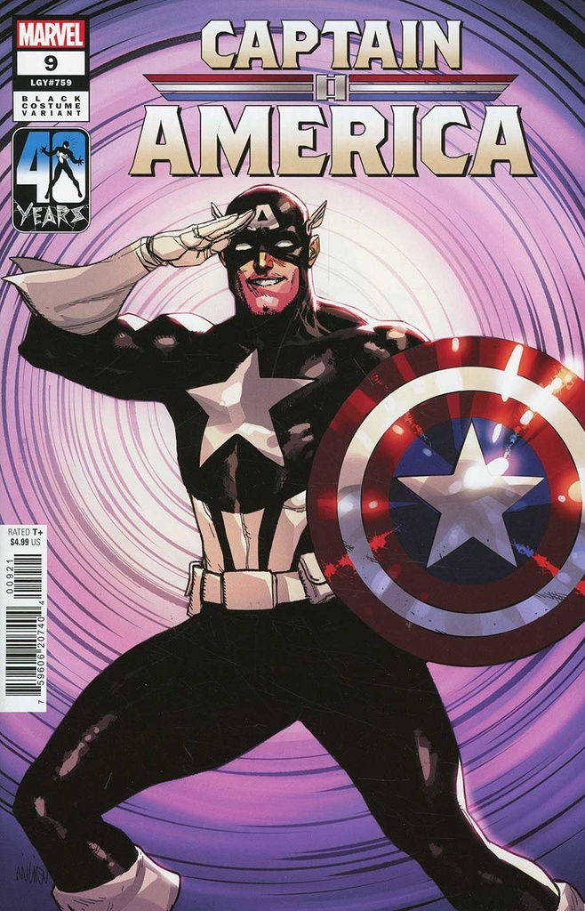 Captain America #9 (Leinil Francis Yu Black Costume Variant)