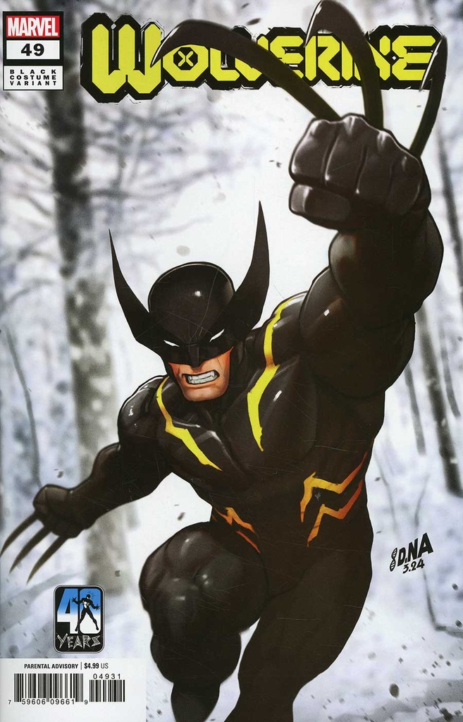 Wolverine #49 (David Nakayama Black Costume Variant)