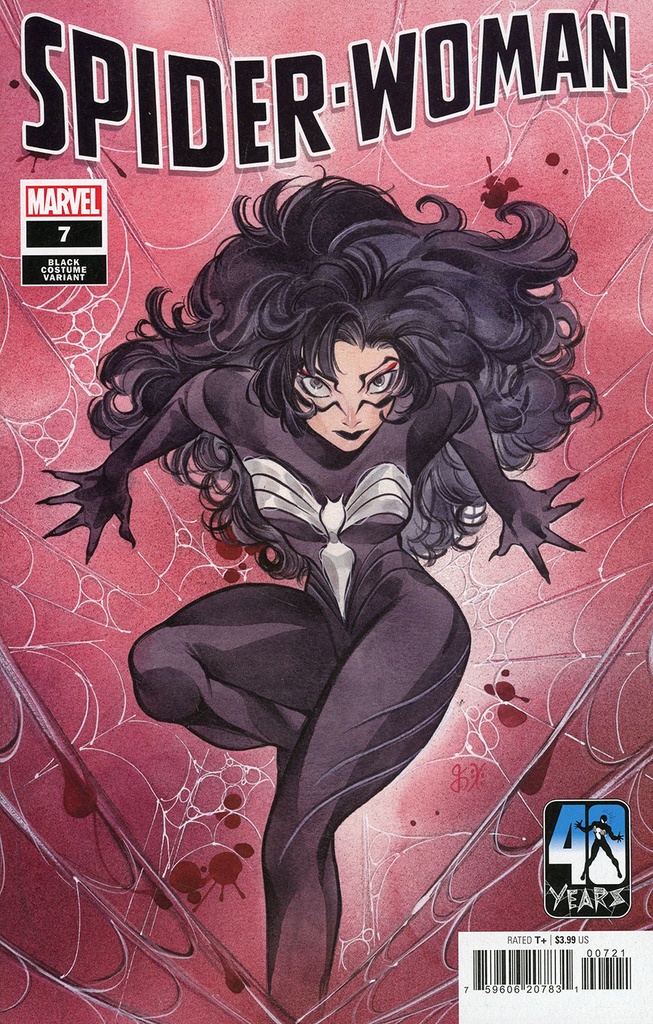 Spider-Woman #7 (Peach Momoko Black Costume Variant)