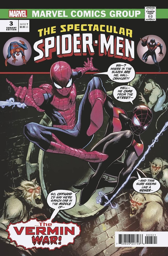 Spectacular Spider-Men #3 (Lee Garbett Homage Variant)