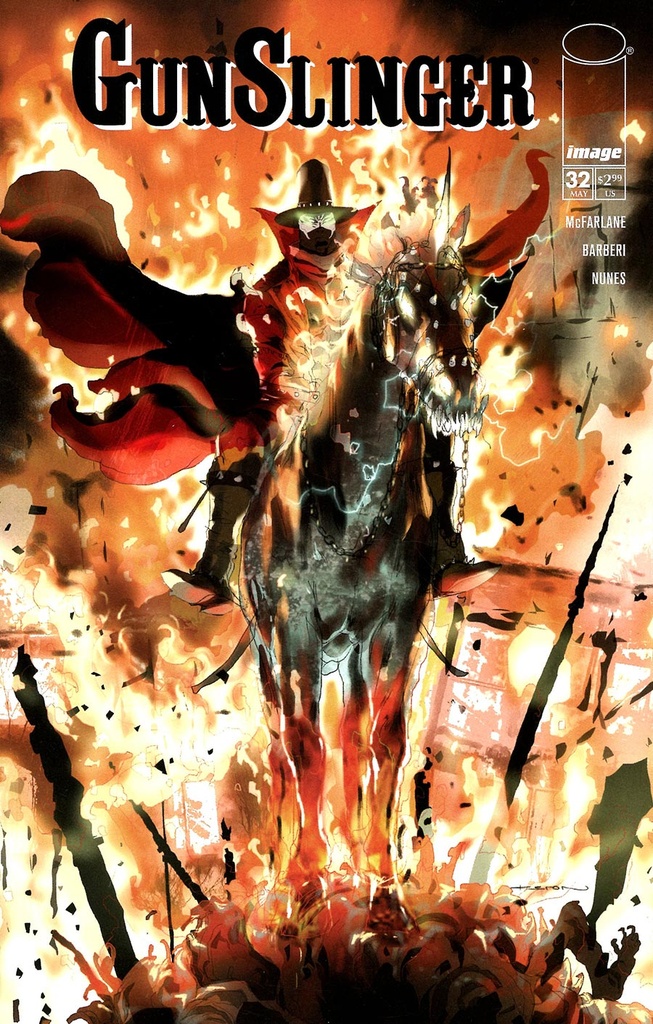 Gunslinger Spawn #32 (Cover B Keron Grant)