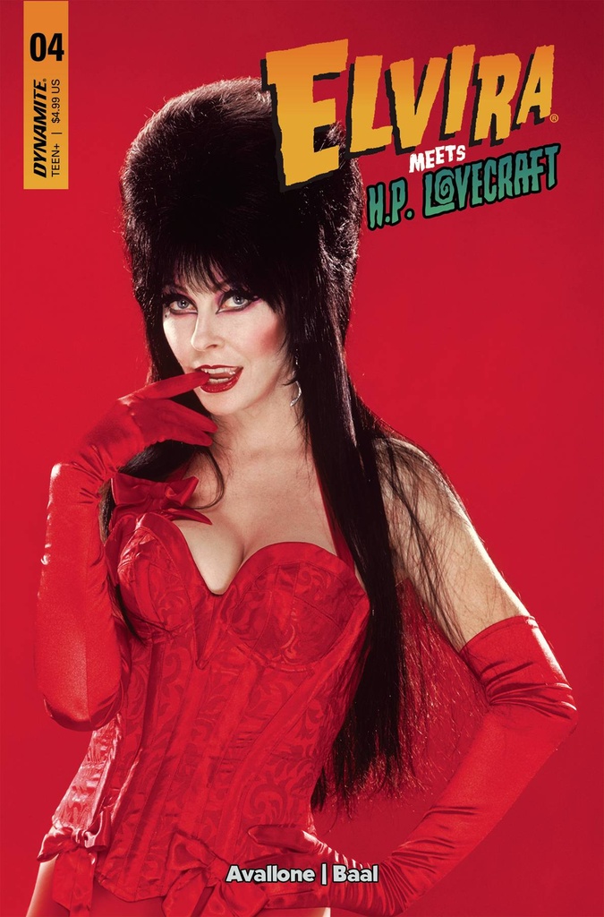 Elvira Meets H.P. Lovecraft #4 (Cover D Elvira Photo Variant)