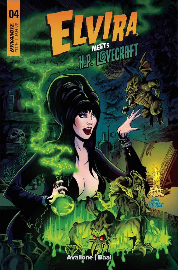 Elvira Meets H.P. Lovecraft #4 (Cover A Dave Acosta)