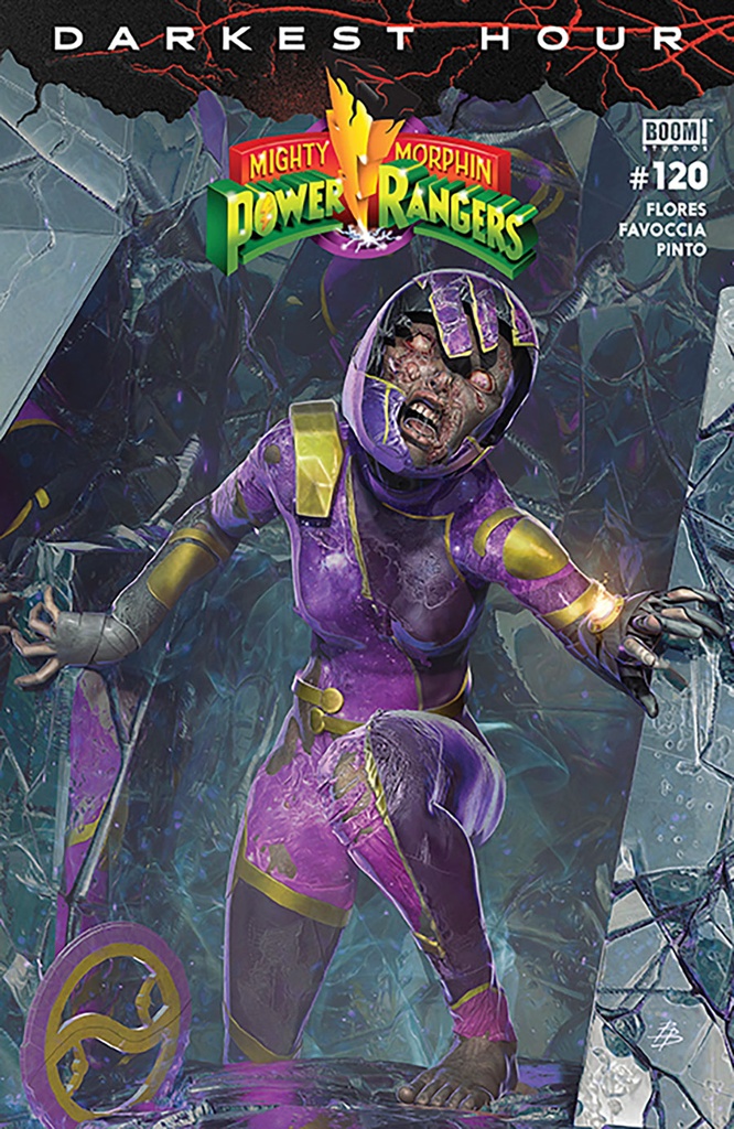 Mighty Morphin Power Rangers #120 (Cover B Bjorn Barendsa Dark Grid Variant)
