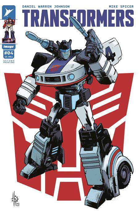 Transformers #4 (2nd Printing Cover B Jason Howard)