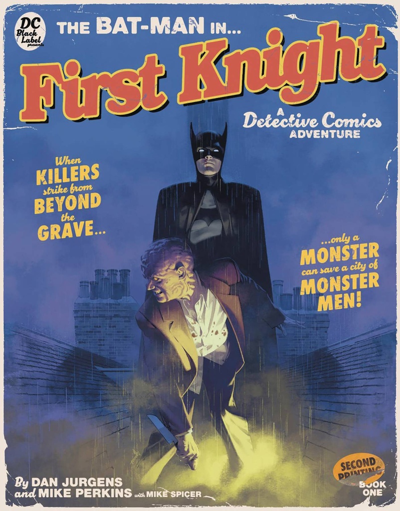 The Bat-Man: First Knight #1 of 3 (2nd Printing Marc Aspinall Pulp Novel Variant)