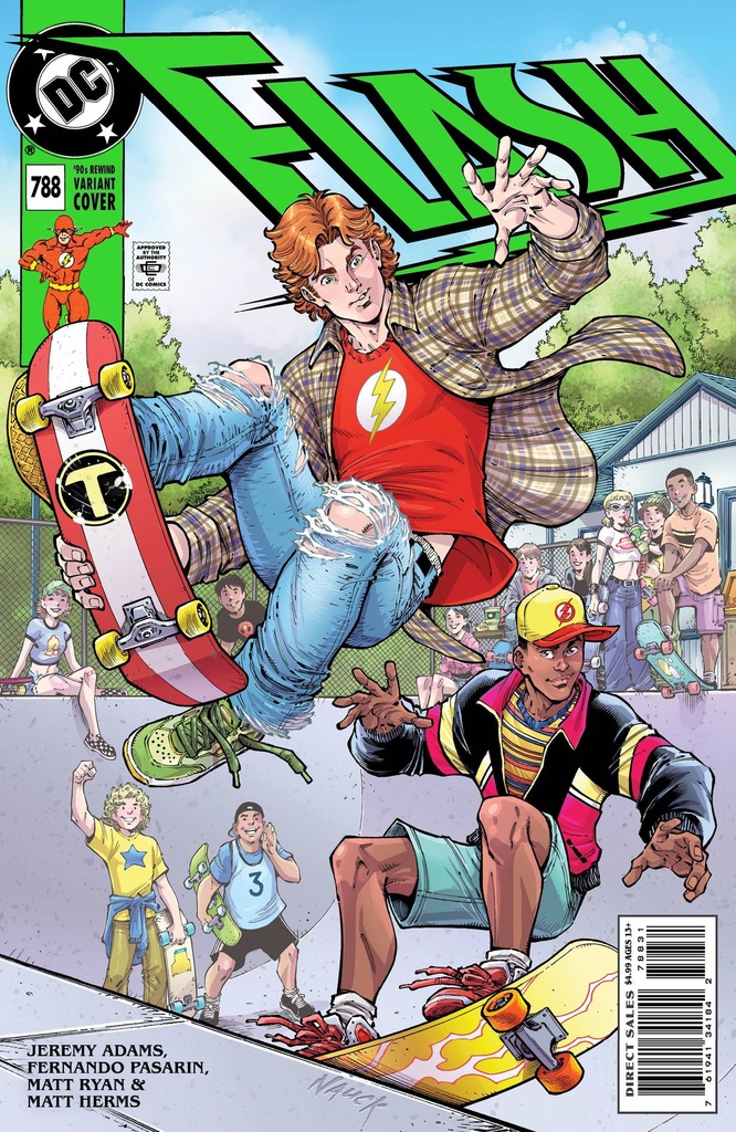 Flash #788 (Cover C Todd Nauck 90s Card Stock Variant)