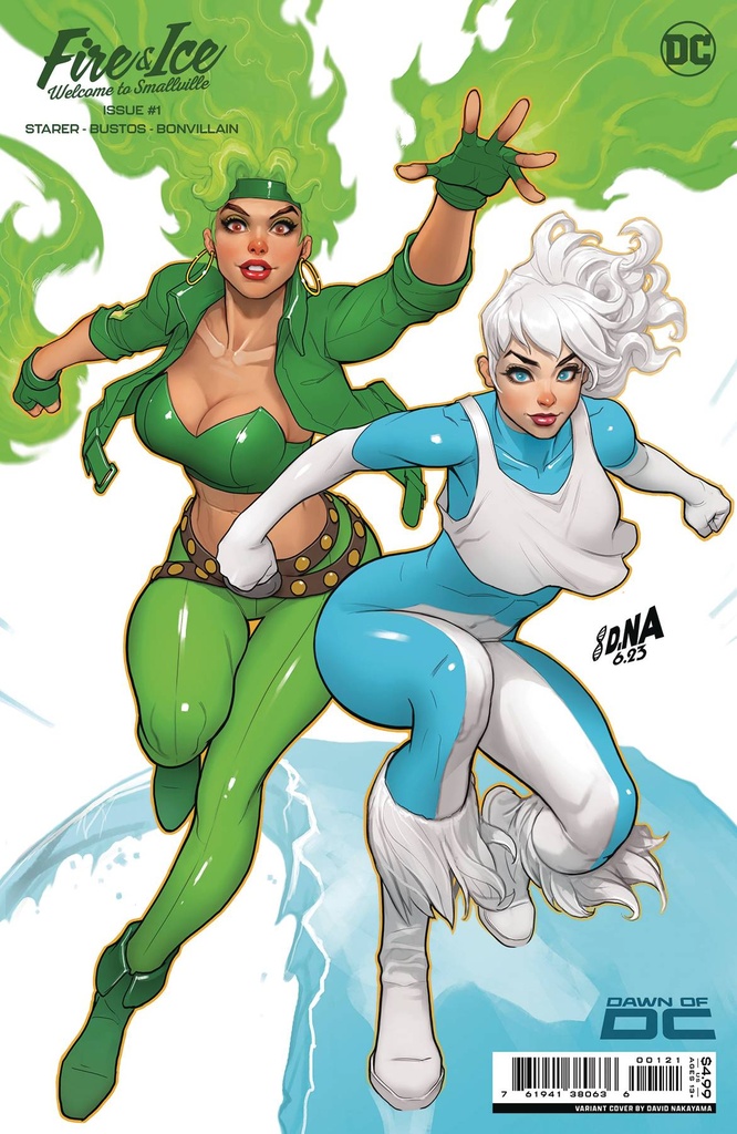 Fire & Ice: Welcome to Smallville #1 of 6 (Cover B David Nakayama Card Stock Variant)