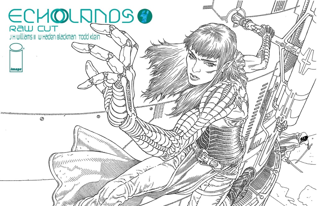 Echolands: Raw Cut Edition #4 (Cover B Gabriel Rodriguez)