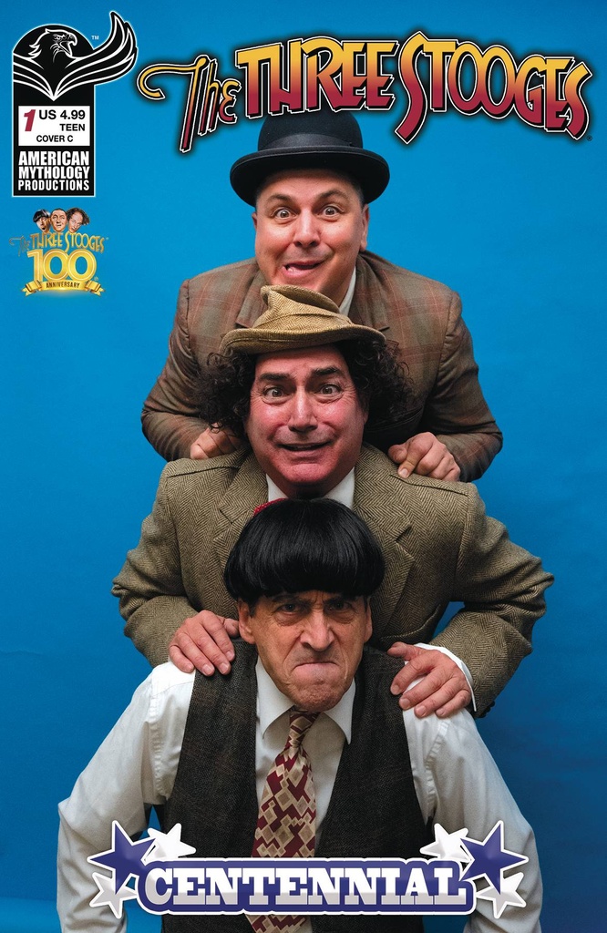 The Three Stooges: 100th Centennial #1 (Cover C New Stooges Photo Variant)