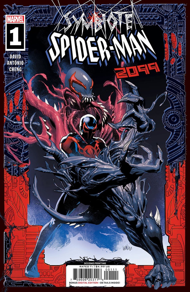 Symbiote Spider-Man 2099 #1 of 5 (2nd Printing Yu Leinil Variant)