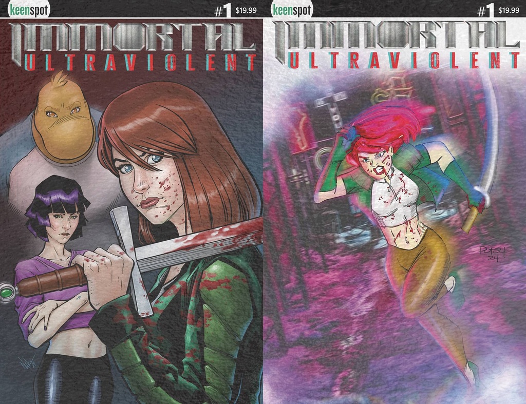 Immortal Ultraviolent #1 (Cover D Holofoil Flip Variant)