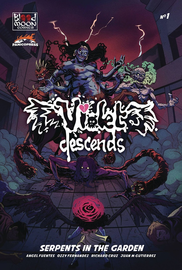 Violet Descends #1 of 4 (Cover A Richard Cruz & Nayla Aguirre)