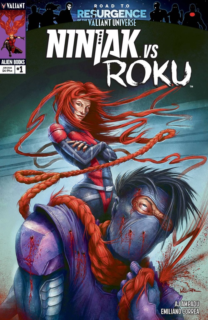 Ninjak vs. Roku #1 of 4 (Cover B Toby Willsmer)