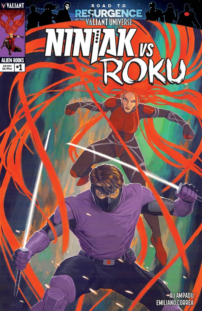 Ninjak vs. Roku #1 of 4 (Cover A Luca Erbetta)