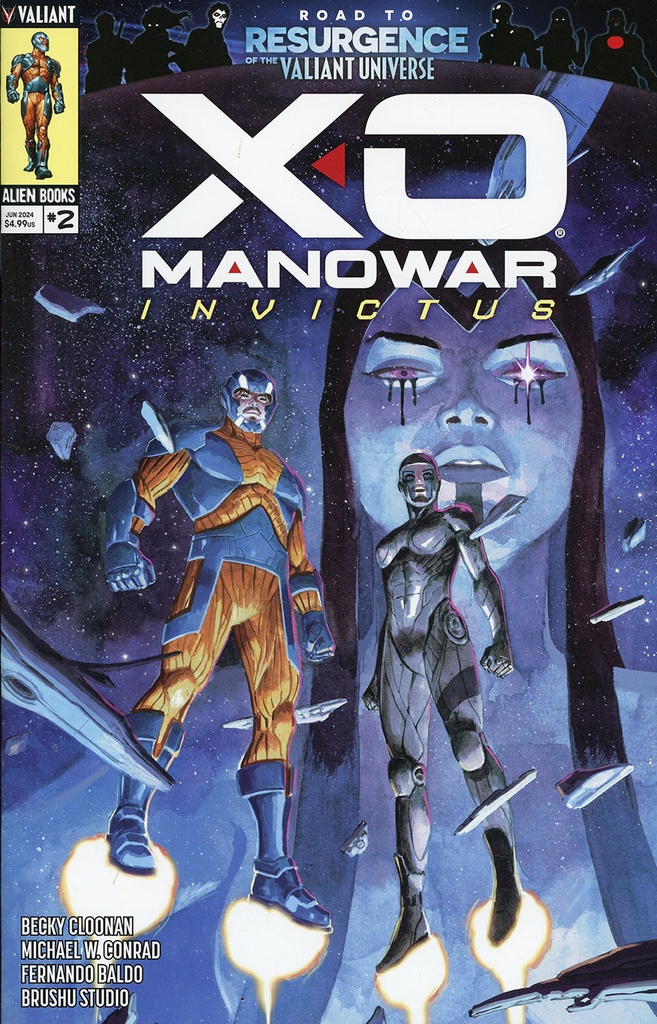 X-O Manowar: Invictus #2 of 4 (Cover A German Peralta)