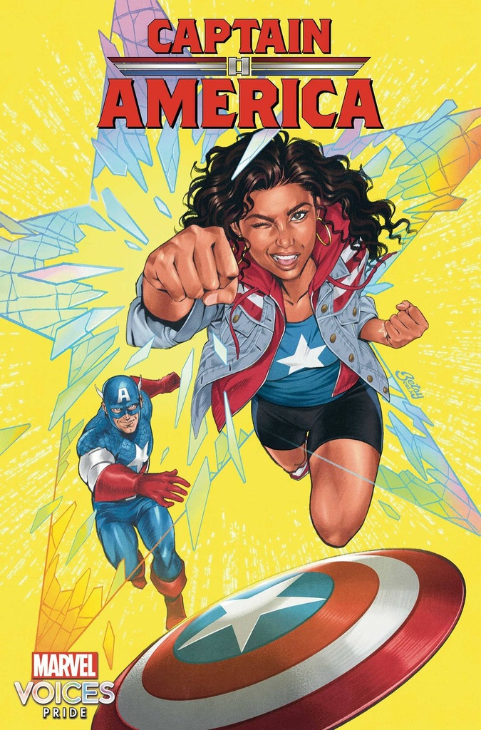 Captain America #10 (Betsy Cola Pride Allies Variant)