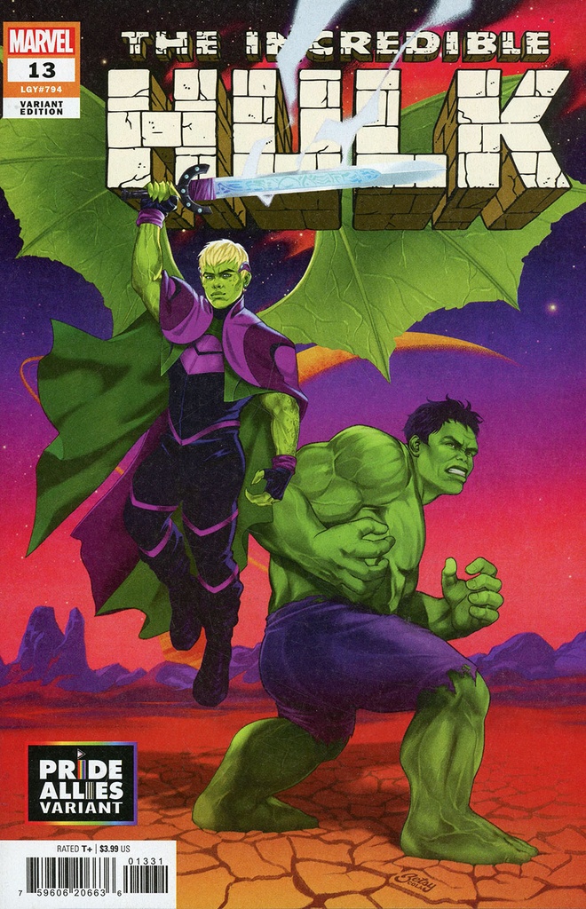 Incredible Hulk #13 (Betsy Cola Pride Allies Variant)