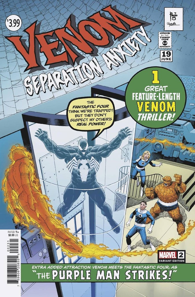 Venom: Separation Anxiety #2 (Paulo Siqueira Homage Variant)