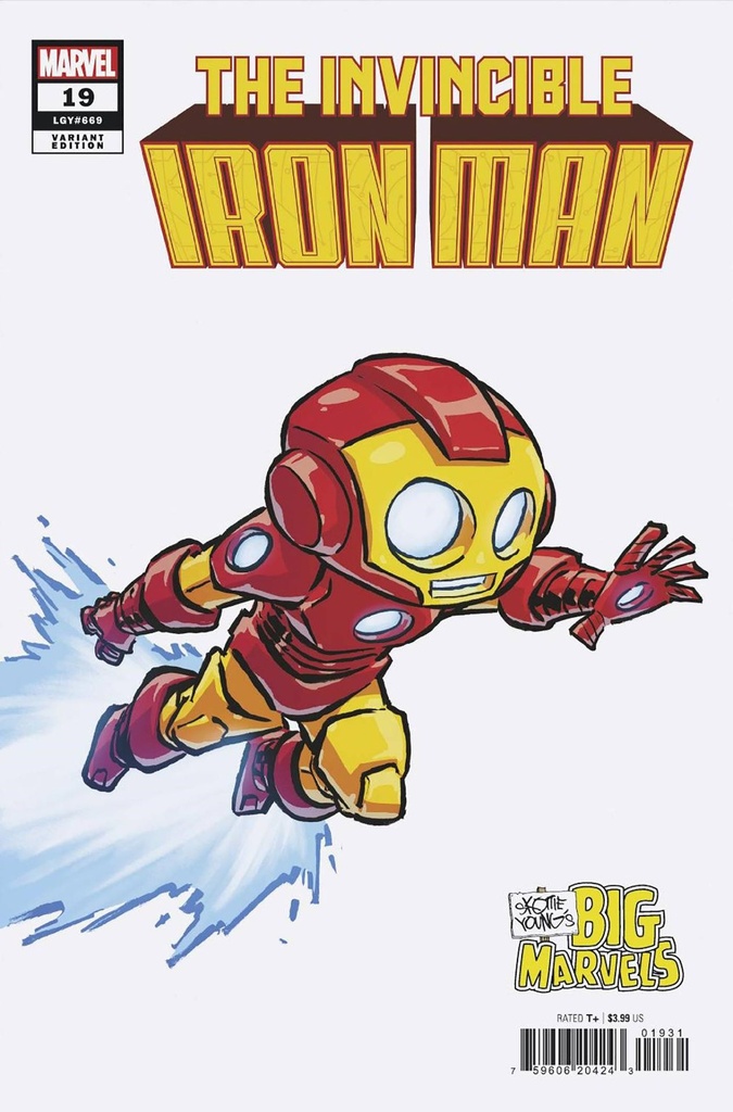 Invincible Iron Man #19 (Skottie Youngs Big Marvel Variant)