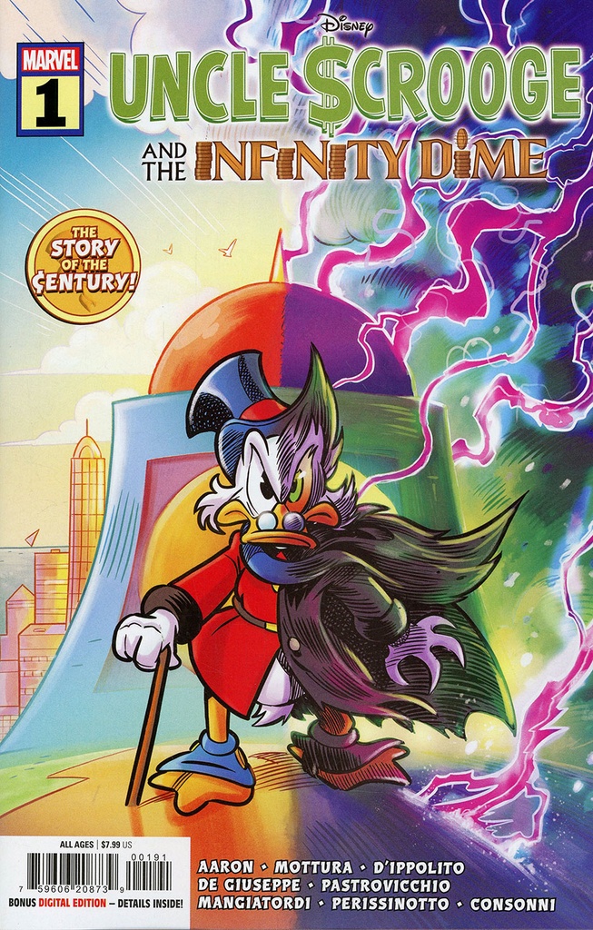 Uncle Scrooge and the Infinity Dime #1 (Lorenzo Pastrovicchio Variant)