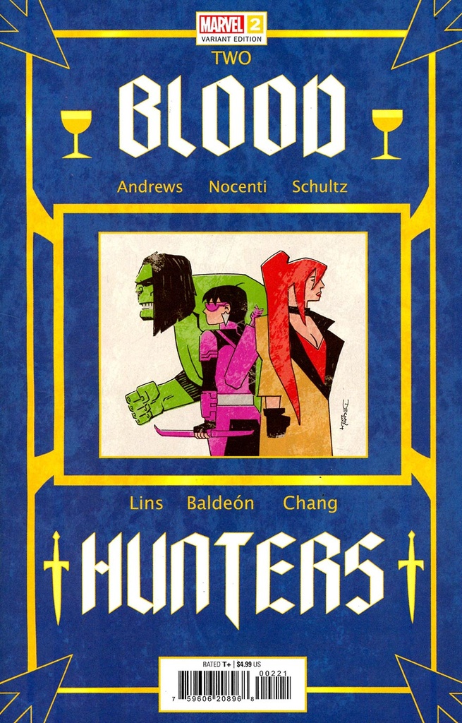 Blood Hunters #2 (Declan Shalvey Book Cover Variant)