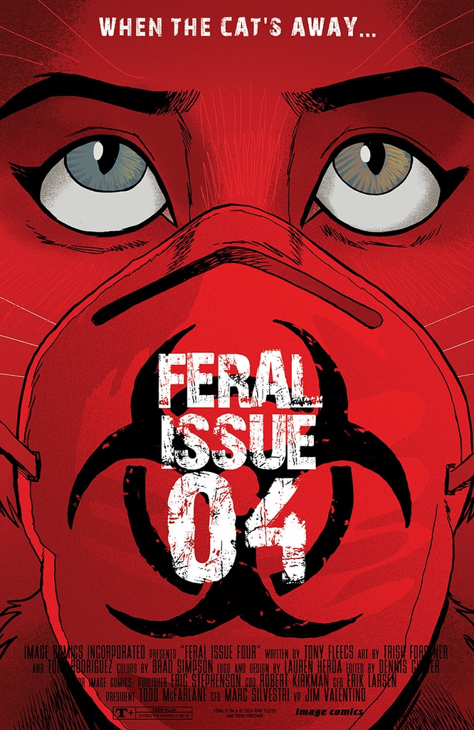 Feral #4 (Cover B Tony Fleecs & Trish Forster Homage Variant)