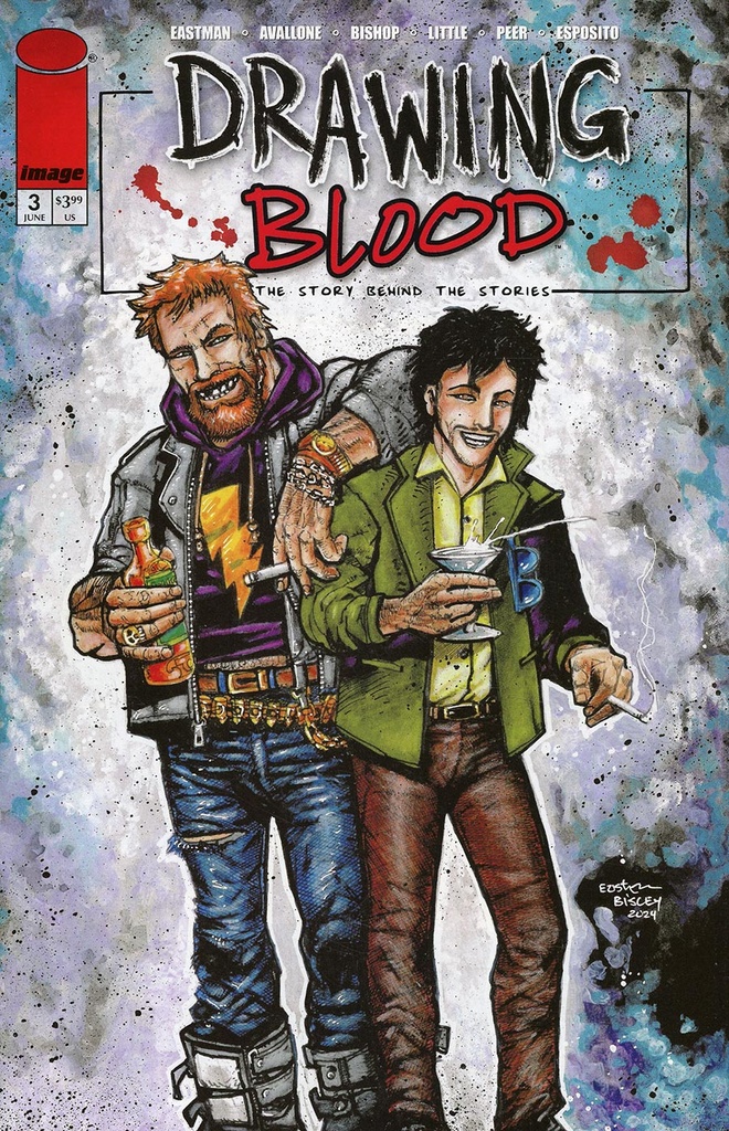 Drawing Blood #3 of 12 (Cover C Simon Bisley & Kevin Eastman)