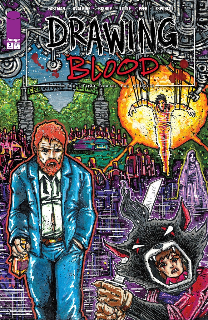 Drawing Blood #3 of 12 (Cover A Kevin Eastman)