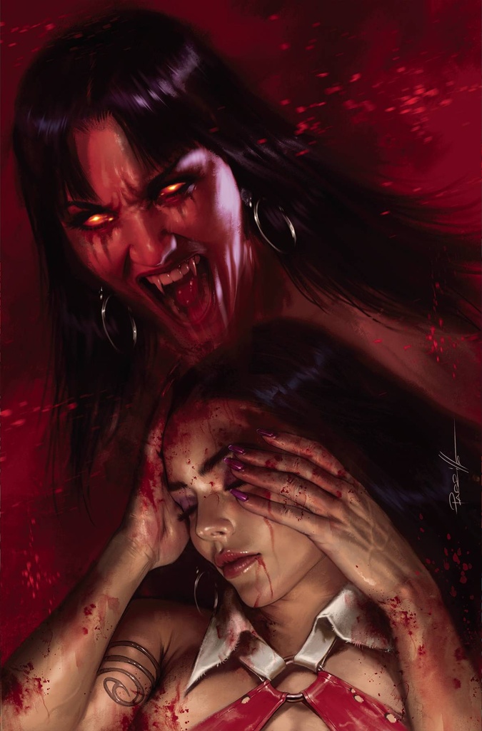 Vampirella: Dark Reflections #1 (Cover G Lucio Parrillo Foil Virgin Variant)