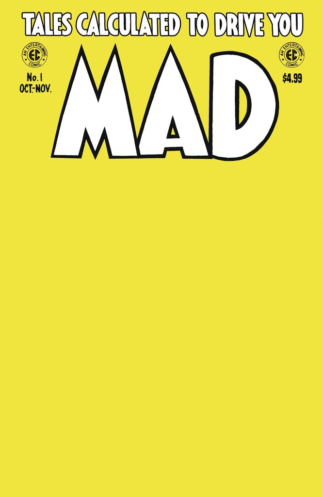 Mad Magazine #1 (Facsimile Edition Cover B Blank Variant)