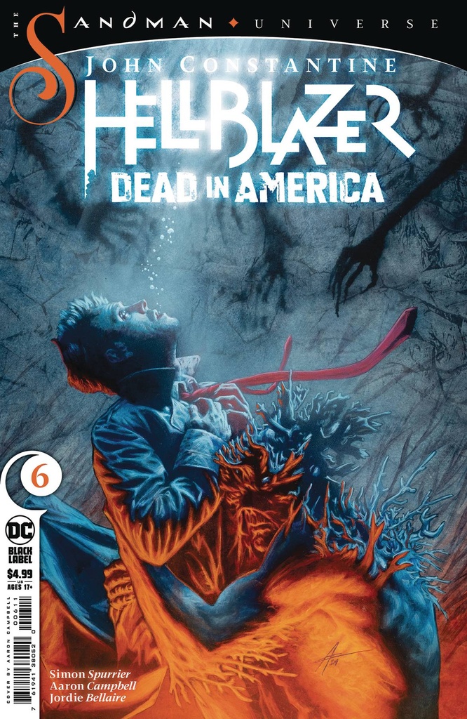 John Constantine, Hellblazer: Dead in America #6 of 8 (Cover A Aaron Campbell)