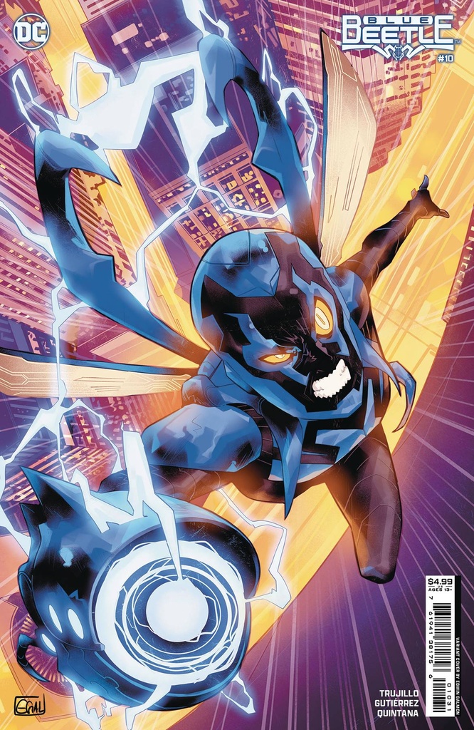 Blue Beetle #10 (Cover B Edwin Galmon Card Stock Variant)