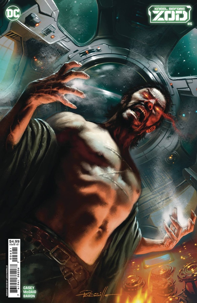 Kneel Before Zod #6 of 12 (Cover B Lucio Parrillo Card Stock Variant)