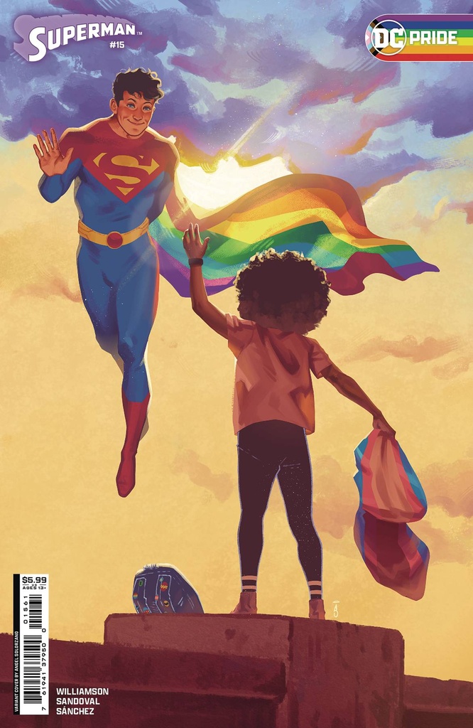 Superman #15 (Cover E Angel Solorzano DC Pride 2024 Card Stock Variant)