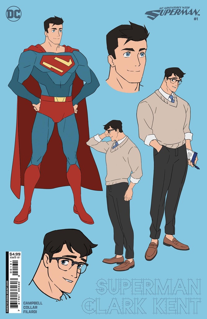 My Adventures with Superman #1 of 6 (Cover C Character Design Card Stock Variant)