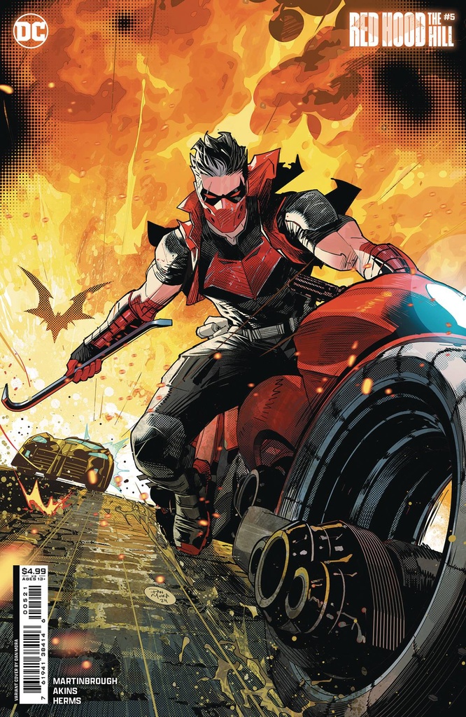 Red Hood: The Hill #5 of 6 (Cover B Dan Mora Card Stock Variant)