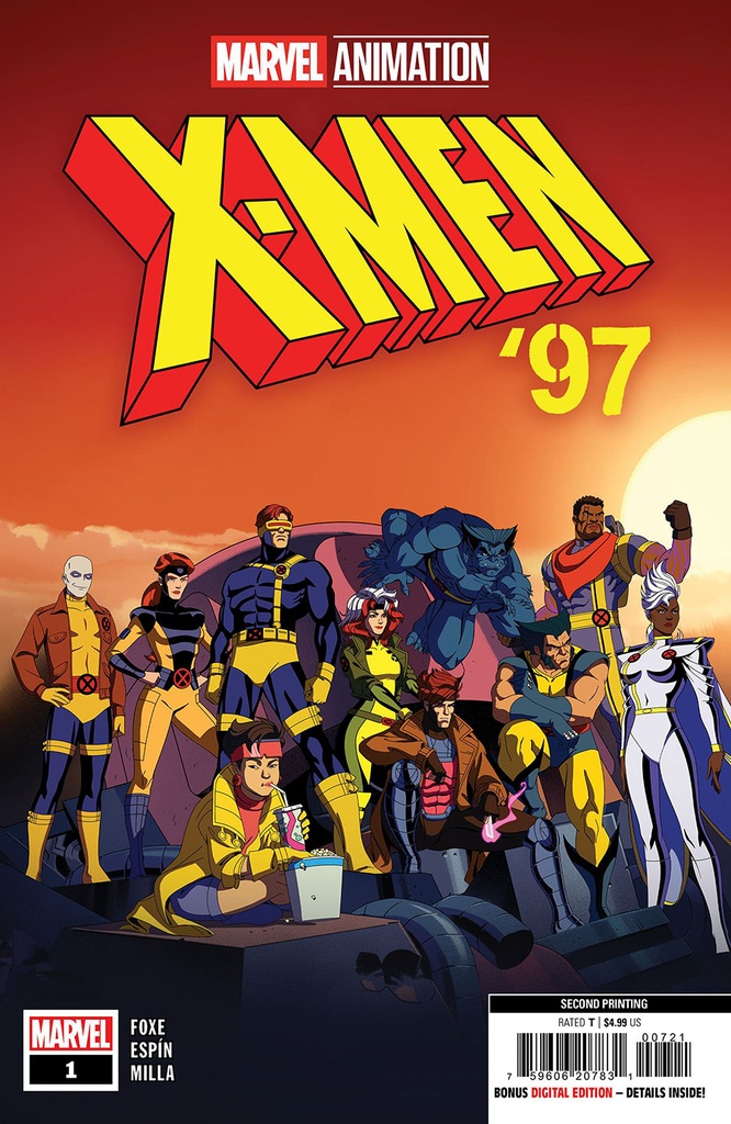 X-Men '97 #1 (2nd Printing Marvel Animation Variant)
