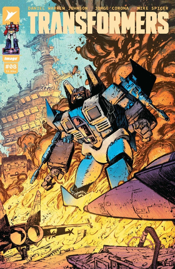 Transformers #8 (Cover B Jorge Corona & Mike Spicer)