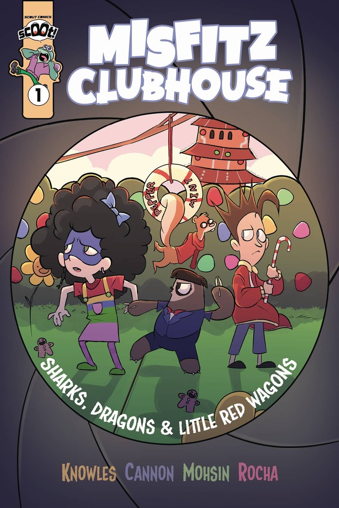 Misfitz Clubhouse: Sharks, Dragons & Little Red Wagons #1 (Cover B Emily Riesett)