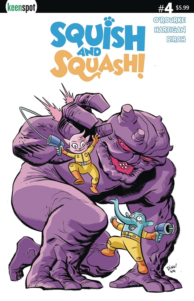 Squish and Squash #4 (Cover B Dean Haspiel)