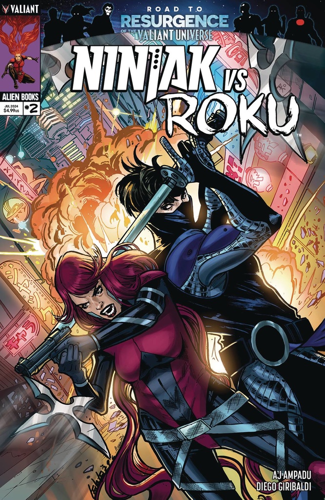 Ninjak vs. Roku #2 of 4 (Cover A Leila Leiz)