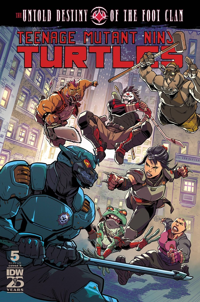 Teenage Mutant Ninja Turtles: Untold Destiny of the Foot Clan #5 (Cover B Ariel Medel)