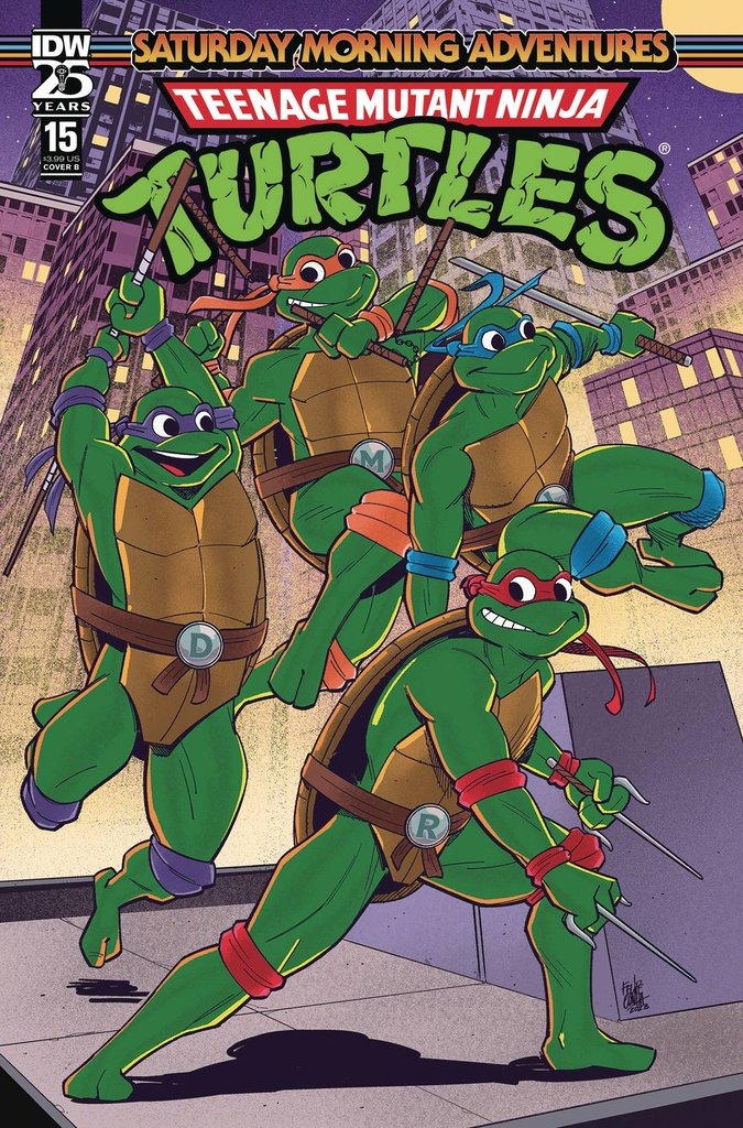 TMNT: Saturday Morning Adventures Continued #15 (Cover B Felipe Cunha)