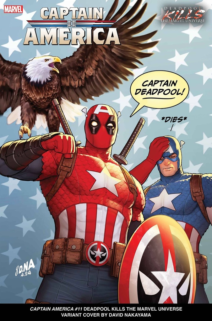 Captain America #11 (David Nakayama Deadpool Kills The Marvel Universe Variant)