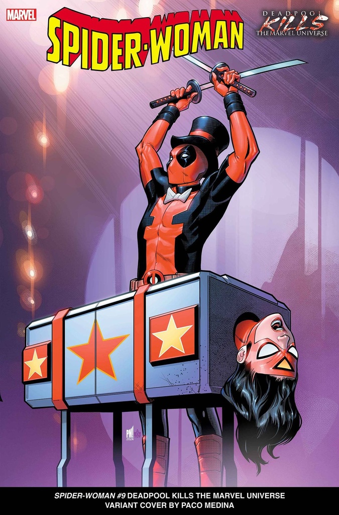 Spider-Woman #9 (Paco Medina Deadpool Kills The Marvel Universe Variant)