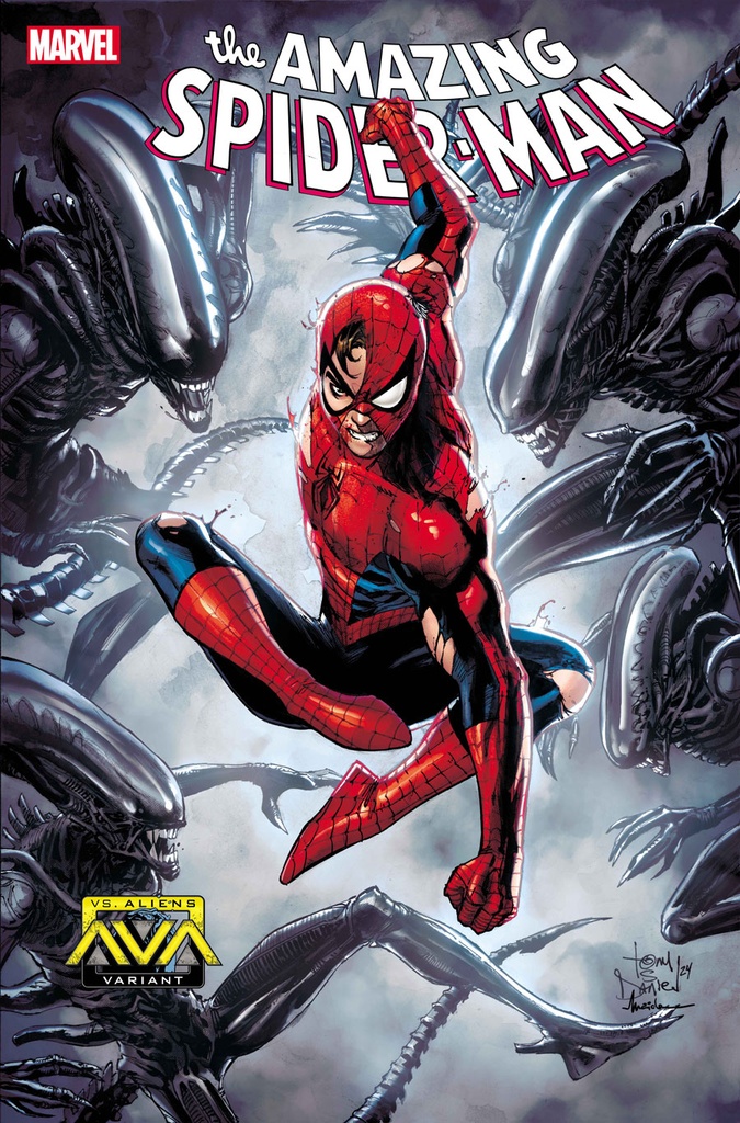 Amazing Spider-Man #53 (Tony Daniel Marvel vs Alien Variant)