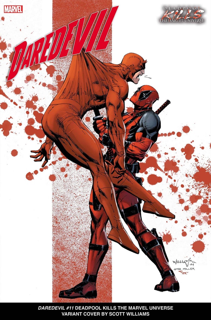 Daredevil #11 (Scott Williams Deadpool Kills The Marvel Universe Variant)