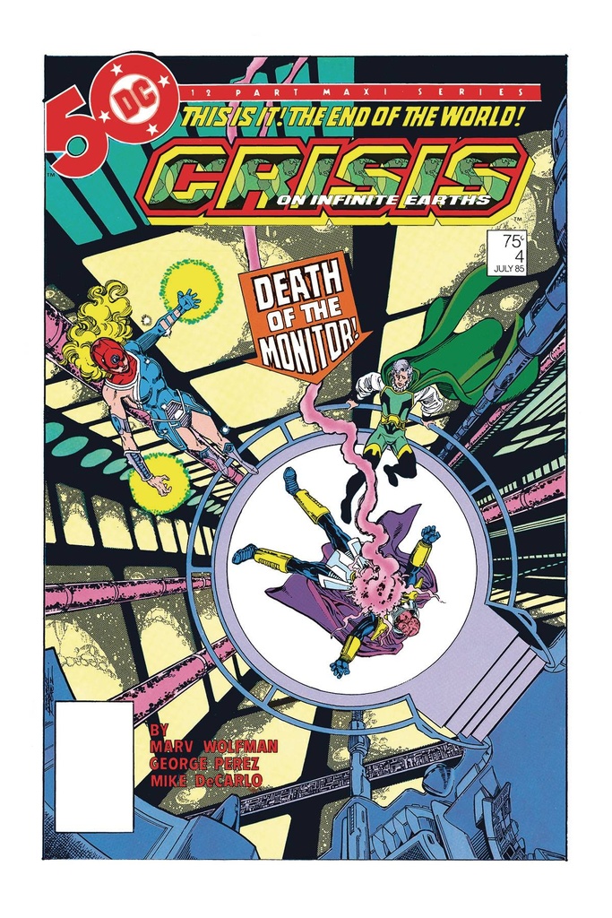 Crisis On Infinite Earths #4 (Facsimile Edition Cover B George Perez Foil Variant)