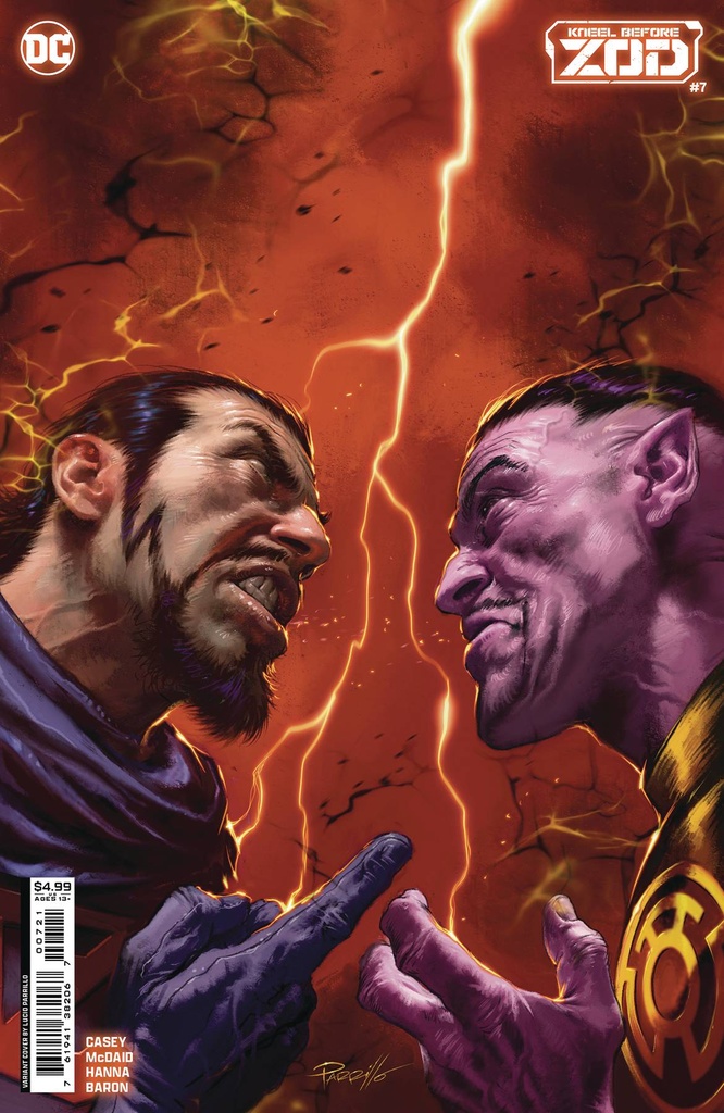 Kneel Before Zod #7 of 12 (Cover B Lucio Parrillo Card Stock Variant)